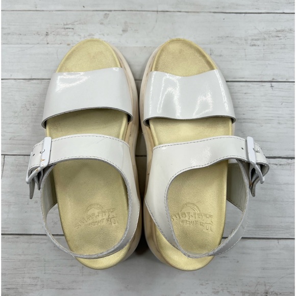 Dr. Martens Romi Chunky Platform Sandals Size 5 Women in Eggshell White - Picture 10 of 12